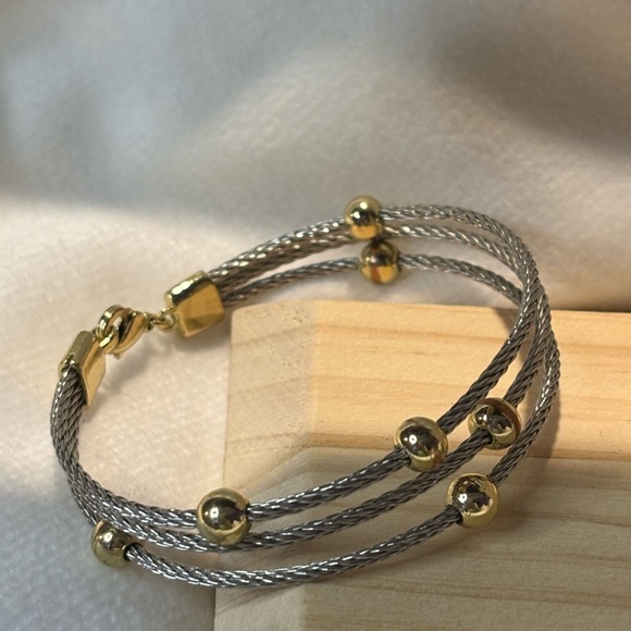 Jewelry - Elegant Gold and Silver Women's Bracelet
